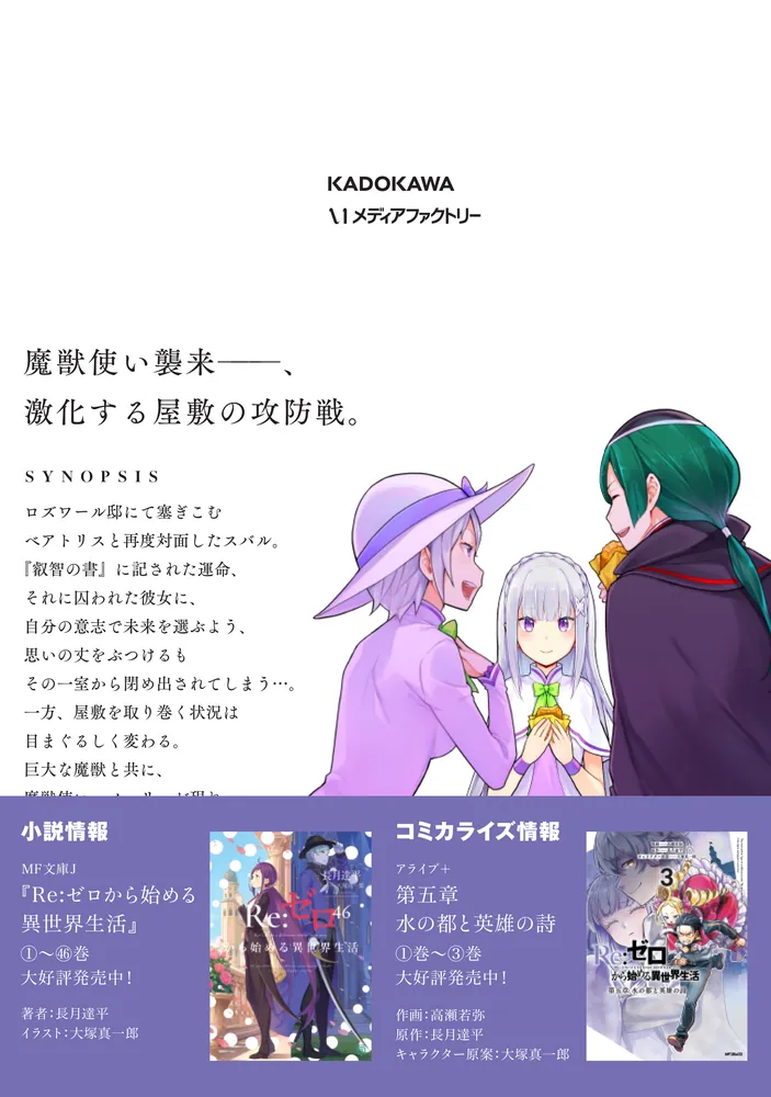 Re:ゼロから始める異世界生活 第四章 聖域と強欲の魔女 14」花鶏ハルノ