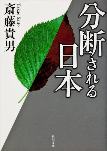 書影：分断される日本