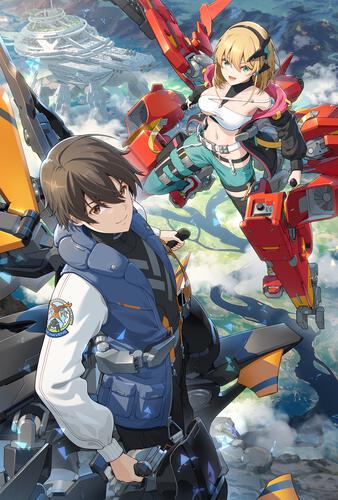 装翼のドラグーン ～高校生からはじめる！　移動都市でSF傭兵生活～ 表紙