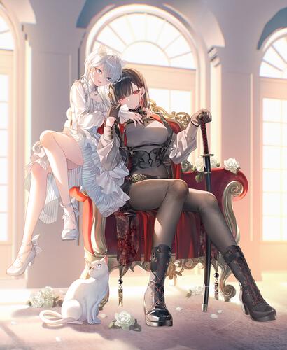 表紙：ハウリング・ブレイズ 葬焔の剣士と不死の魔女