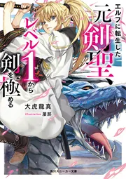 エルフに転生した元剣聖、レベル１から剣を極める cover